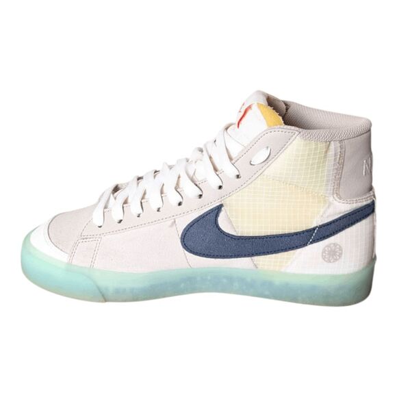 NWOB NIKE Blazer Mid 77 "Move to Zero Glacier Ice" Sneakers Size 7Y/W8.5 - Picture 6 of 9